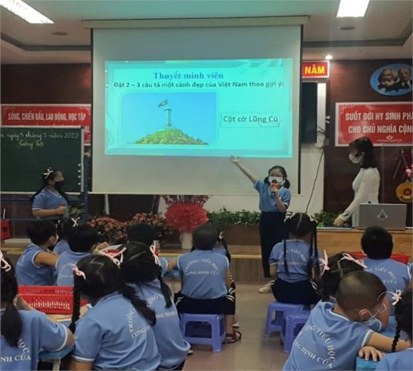 Làm thế nào để tổ chức các hoạt động vui chơi để hình thành mục tiêu của bài trong phương pháp dạy học tiếng Việt ở tiểu học?
