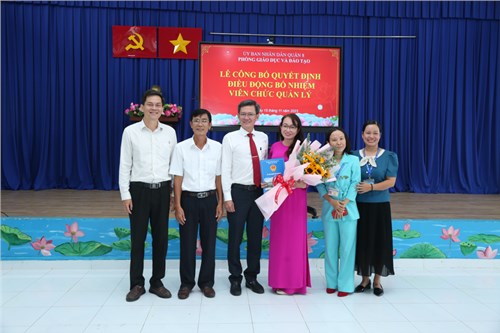 LỄ CÔNG BỐ - Quyết định điều động, bổ nhiệm viên chức quản lý