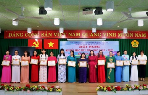 Hội nghị sơ kết Học kỳ I năm học 2022-2023 - Bậc học Mầm non