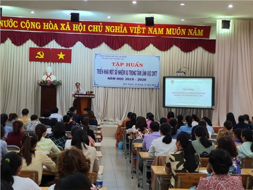 Triển khai nhiệm vụ CNTT năm học 2019-2020