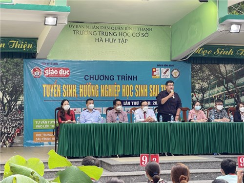 Tư vấn tuyển sinh 2022 tại THCS Hà Huy Tập