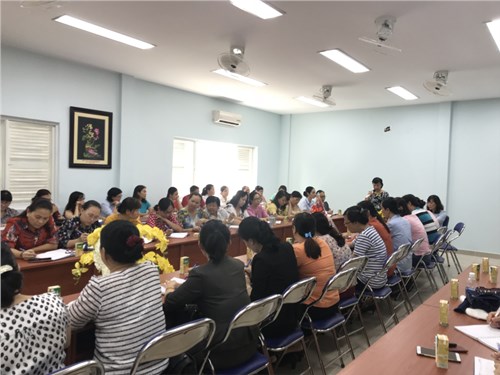 Họp giao ban bậc học mầm non 