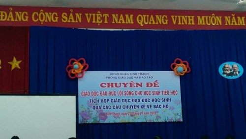Chuyên đề Giáo dục đạo đức lối sống cho học sinh tiểu học:   Tích hợp giáo dục đạo đức học sinh qua các câu chuyện kể về Bác Hồ  