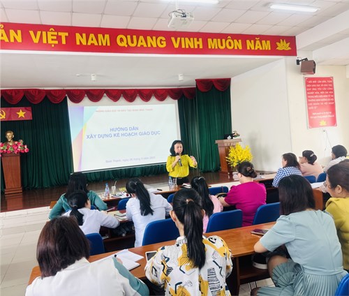 Hướng dẫn xây dựng kế hoạch giáo dục năm học 2023-2024