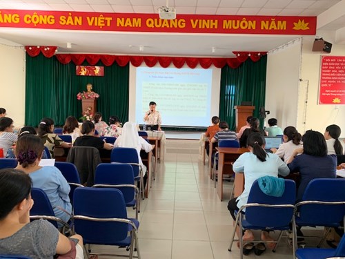 Họp giao ban lần 1/ T11-2019. Bậc học mầm non 
