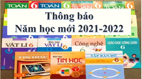 Thông báo về năm học mới 2021-2022