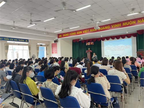 Tập huấn  Hướng dẫn tổ chức hoạt động giáo dục phát triển vận động cho trẻ mầm non 
