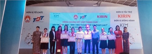 Phòng giáo dục và đào tạo huyện hóc môn đạt giải nhất cấp thành phố hội thi “học sinh, sinh viên thành phố với pháp luật” năm học 2020-2021.