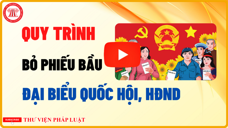 Quy Trình Bỏ Phiếu Bầu Cử Đại Biểu Quốc Hội, HĐND Các Cấp.
