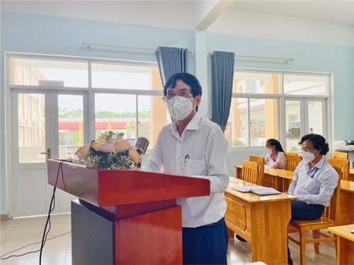 Phòng giáo dục và đào tạo tổ chức hội nghị trực tuyến tổng kết công tác thi đua, công tác kiểm tra nội bộ, công tác kiểm định chất lượng - chuẩn quốc gia năm học 2020-2021 và triển khai nhiệm vụ năm học 2021-2022