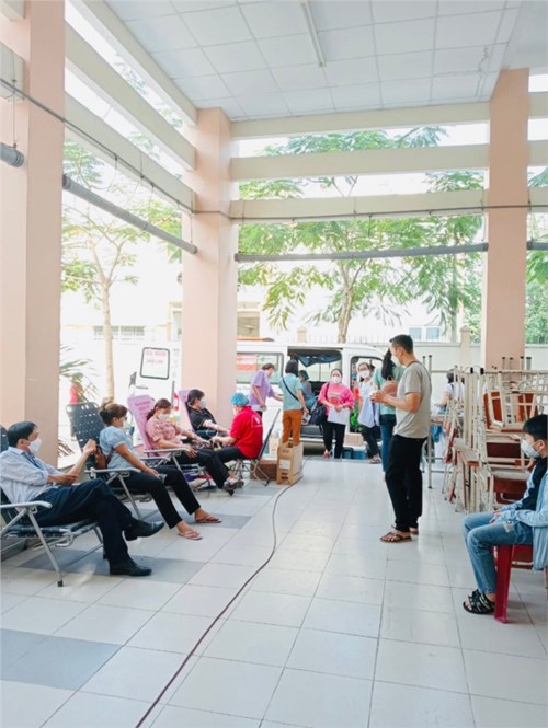Phòng Giáo Dục Và Đào Tạo tổ chức hiến máu nhân đạo hưởng ứng lễ hội xuân hồng năm 2022.