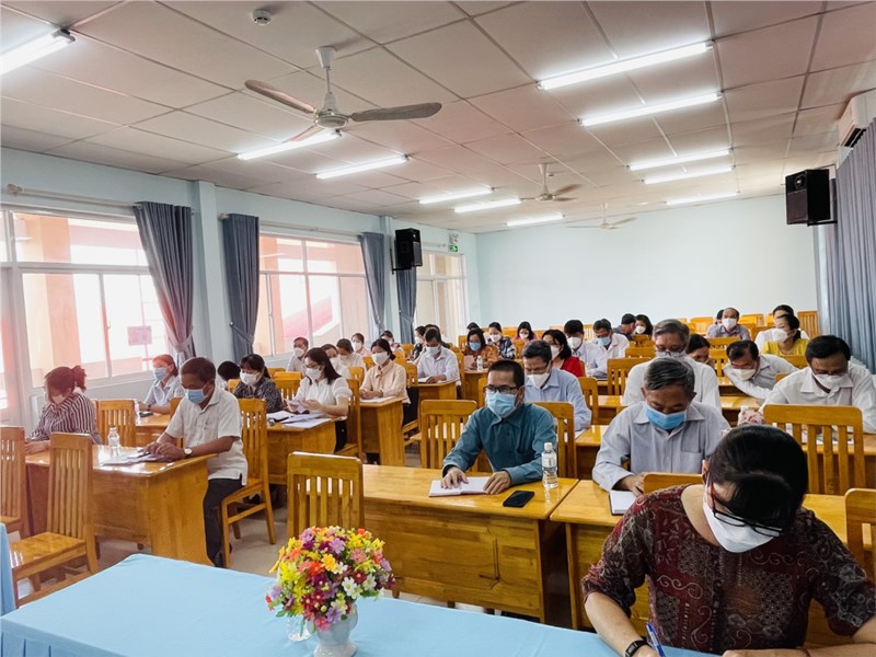 Phòng giáo dục và đào tạo tổ chức sơ kết học kỳ i-năm học 2021-2022