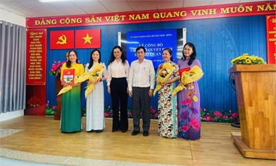 Thông báo số: 277/GDĐT của Phòng  GDĐT Huyện Hóc môn , V/v thông báo điều động, bổ nhiệm cán bộ quản lý tại các trường học .