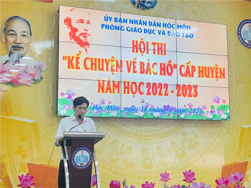 Hội thi kể chuyện về Bác Hồ do Ngành Giáo Dục Huyện phát động.