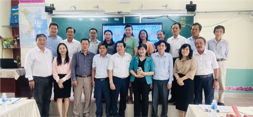 Hội nghị tổng kết hoạt động Khối Thi Đua 4 (5 huyện ngoại thành), năm học 2022-2023.