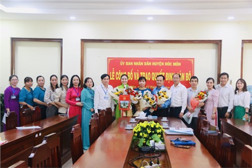 Thông báo số: 1255/GDĐT của Phòng GDĐT Huyện Hóc Môn V/v thông báo điều động, bổ nhiệm cán bộ quản lý tại các trường học.