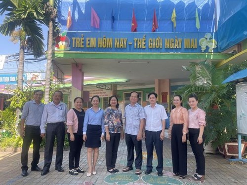 Kiểm tra đôn đốc công tác chuẩn bị năm học mới 2023 - 2024.