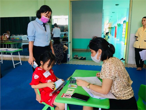 Mầm non hóc môn đón các đoàn, ban chất lượng về dự các chuyên đề tại huyện .