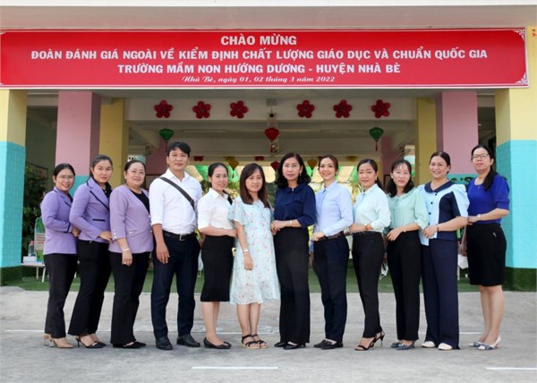 Kiểm định chất lượng giáo dục và chuẩn quốc gia Trường Mầm non Hướng Dương