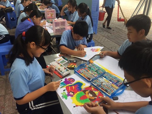 Hội thi “nét vẽ xanh” năm học 2018 - 2019
