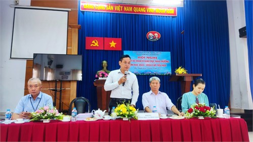 Hội nghị góp ý kế hoạch giáo dục nhà trường cấp tiểu học năm học 2023 – 2024