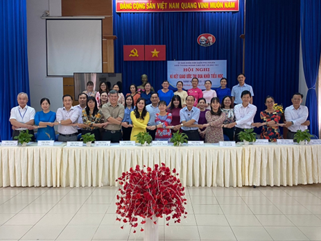 Hội nghị kí kết giao ước thi đua năm học 2023 - 2024.