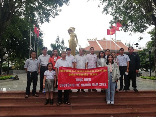 Hoạt động về nguồn của chi bộ phòng giáo dục và đào tạo năm 2022