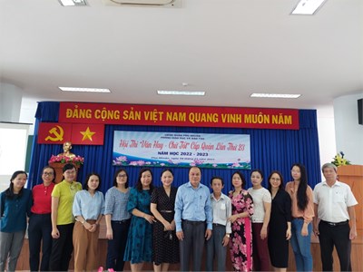 Hội thi  văn hay - chữ tốt  cấp quận lần thứ 23, năm học 2022 - 2023