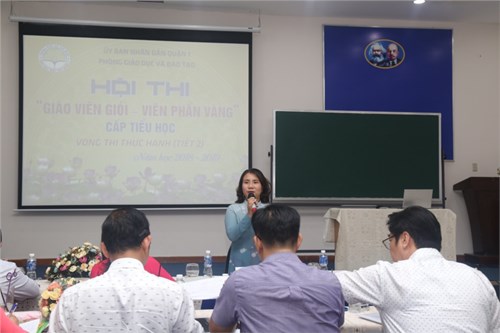 Hội thi “Giáo viên Giỏi – Viên phấn vàng” cấp Tiểu học  năm học 2018-2019 – vòng 3