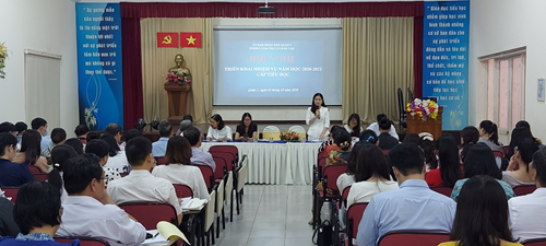 Hội nghị triển khai nhiệm vụ giáo dục cấp tiểu học và xây dựng kế hoạch năm học 2020 – 2021 trường tiểu học
