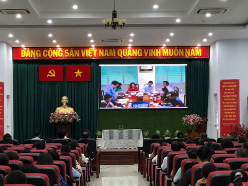 Hội nghị tập huấn công tác trực tuyến phòng, chống dịch nCoV