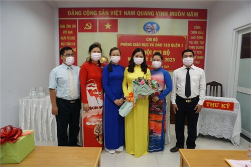 Đại hội Chi bộ Phòng Giáo dục và Đào tạo Quận 1 nhiệm kỳ 2020 - 2023