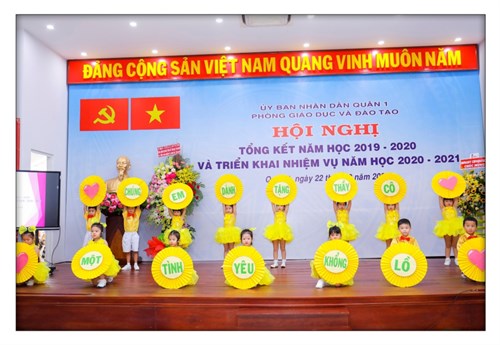 Hội nghị Tổng kết năm học 2019 - 2020 và triển khai nhiệm vụ năm học 2020 – 2021 của Ngành Giáo dục và Đào tạo Quận 1 