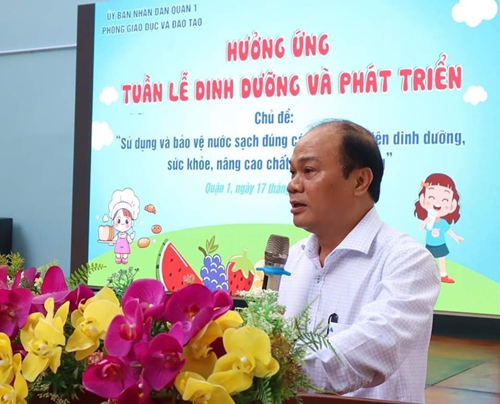 Phòng giáo dục và đào tạo quận 1 tổ chức ngày hội hưởng ứng “tuần lễ dinh dưỡng và phát triển” năm 2023