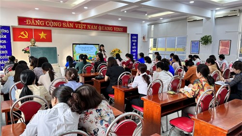 Phòng Giáo dục và Đào tạo Quận 1 tổ chức bồi dưỡng chuyên môn bậc học mầm non