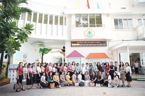 Quận 1 đón đoàn cán bộ quản lý, bộ giáo dục và đào tạo, vụ giáo dục mầm non, sở giáo dục và đào tạo tham quan học tập, chia sẻ kinh nghiệm thực hiện mô hình điểm chuyên đề “xây dựng trường mầm non lấy trẻ làm trung tâm” giai đoạn 2021-2025