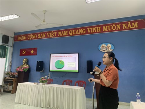 Tập huấn công tác Tiêm bổ sung vắc xin Uốn ván - bạch hầu giảm liều (Td) cho học sinh lớp 2