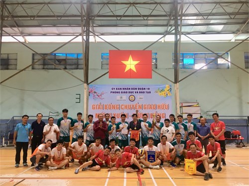 Giải bóng chuyền giao hữu Mừng Xuân - Mừng Đảng năm 2023