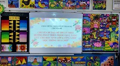 Chuyên đề “Dạy Mĩ thuật theo hướng phát triển phẩm chất, năng lực cho học sinh lớp 4, lồng ghép  “Học thông qua Chơi”