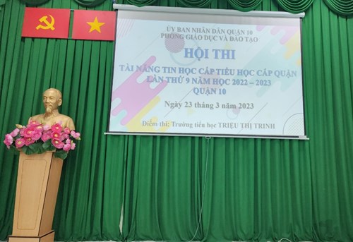 Hội thi Tài năng Tin học cấp Tiểu học lần 9 – Năm học 2022 – 2023 cấp Quận