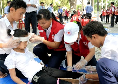
Kế hoạch
Tổ chức hội thi Chữ thập đỏ - Sơ cấp cứu khối trường học
Quận 11, Năm học 2016 - 2017
