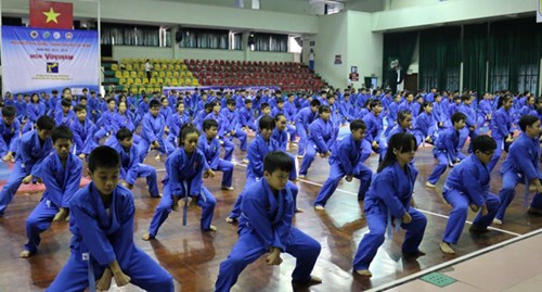 Về công tác chuẩn bị tổ chức thi đấu vòng chung kết Hội khỏe phù đổng cấp quận Giai đoạn 2