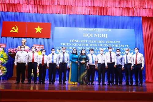 Hội nghị tổng kết năm học 2020-2021, triển khai phương hướng nhiệm vụ năm học 2021-2022 và họp mặt kỷ niệm 39 năm ngày Nhà giáo Việt Nam (20/11/1982 - 20/11/2021)