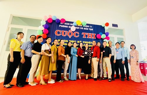 LỄ KHAI MẠC - Cuộc thi khoa học kỹ thuật cấp Trung học cơ sở năm học 2023-2024.