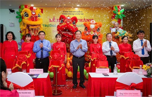 Quận 11 tổ chức Lễ khánh thành trường
Giáo dục chuyên biệt 15/5