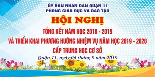 Hội nghị tổng kết năm học 2018-2019 và triển khai phương hướng nhiệm vụ năm học 2019-2020 cấp Trung học cơ sở