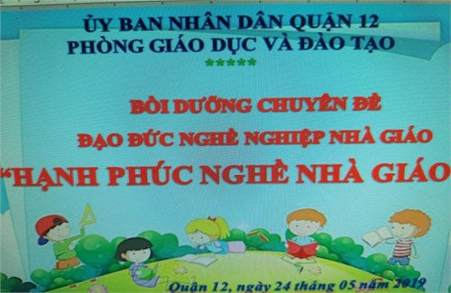 Trường Mẫu giáo Họa Mi 2 đón nhận Quyết định công nhận trường đạt tiêu chuẩn chất lượng giáo dục cấp độ 2 do Ủy ban nhân dân Thành phố Hồ Chí Minh trao tặng