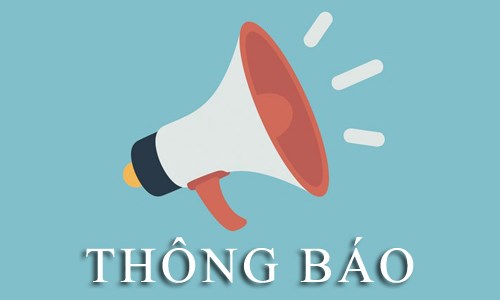 THÔNG BÁO SỐ 4: Thay đổi ngày công bố kết quả