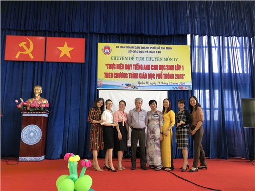 Chuyên đề cụm chuyên môn IV  Thực hiện dạy Tiếng Anh cho học sinh lớp 1 theo Chương trình Giáo dục phổ thông 2018 