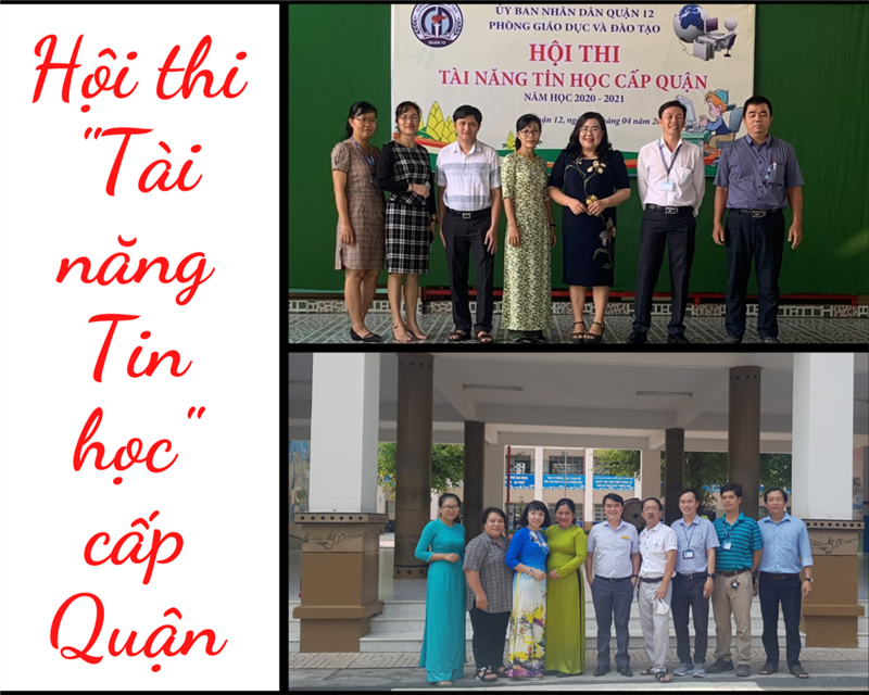 Hội thi  Tài năng tin học  cấp Quận cấp tiểu học năm học 2020 - 2021